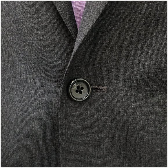 Alfani Mens Blazer Sport Coat Two Button Jacket Wool Size 42L Slim Casual Suits‎ - Picture 5 of 13